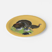 Turkije Standard Bronze Papieren Bordje (Gekanteld)