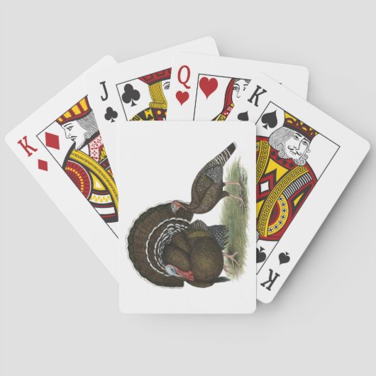 Turkije Standard Bronze Pokerkaarten (Achterkant)