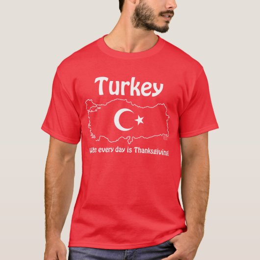 Turkije T-shirt (Voorkant)