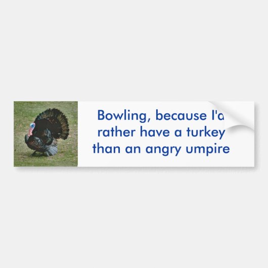 Turkije tegen dumping bumpersticker (Voorkant)