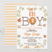 turkije Thanksgiving Baby shower uitnodiging (Voorkant / Achterkant)