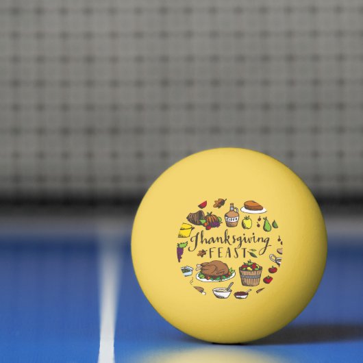 Turkije Thanksgiving Ping Pong Ball (Net)