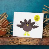 Turkije Time Thanksgiving Plaque Fotoplaat (Zijkant)