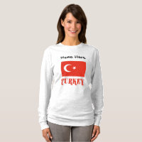 Turkije Turkse Vlag Gepersonaliseerd