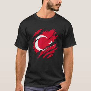 Turkije Turkse vlag Pride Roots Heritage T-shirt