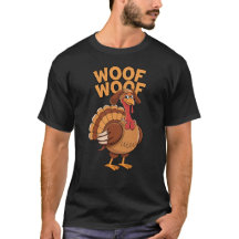 Turkije Vermomd als Dog Funny Thanksgiving T-shirt