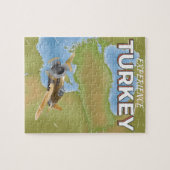 Turkije vintage reisposter legpuzzel (Horizontaal)