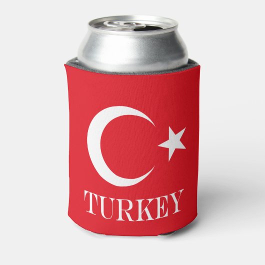 Turkije vlag Turkije Blikjeskoeler (Blikje Achterkant)
