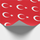 Turkije vlag Turkije Cadeaupapier (Hoek)