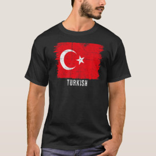Turkije vlag Turks en trots van mijn land T-shirt