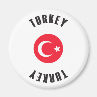 Turkije Vlaggenwiel Magneet
