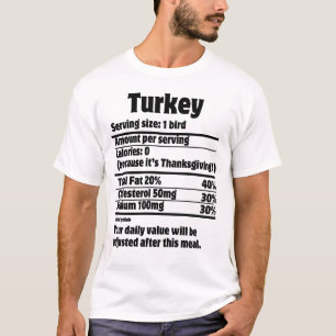 Turkije Voeding Fact.w T-shirt