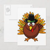 Turkije voor de Vakantie van de Thanksgiving Feestdagenkaart (Voorkant / Achterkant)