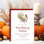 Turkije Vriendsgiving Potluck Kaart