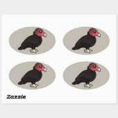 Turkije Vulture Ovale Sticker (Vel)