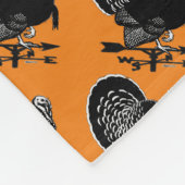 Turkije Weathervane Fleece Deken (Hoek)