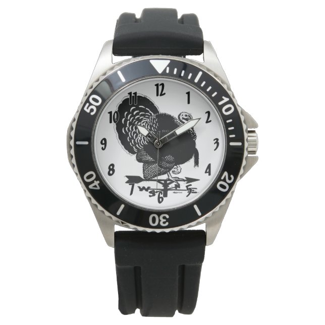 Turkije Weathervane Horloge (Voorkant)