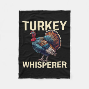 Turkije Whisperer-kalkoen Jachten-kalkoen Jagen Ze Fleece Deken
