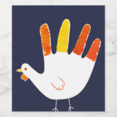 Turkije Wijn Etiket (Enkel label)