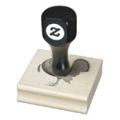 Turkije Wild Bird  Illustratie Rubberstempel (Stempel)