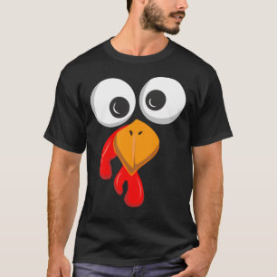 Turkije wordt gek op schimmelige Thanksgiving dag T-shirt