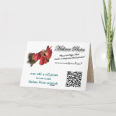 Turkin Verlaat Bday- aanpassen Kaart (Achterkant)