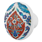 Turkis Ceramic Floral Keramische Knop (Rechts)