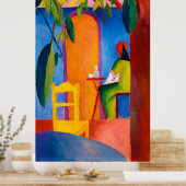 Türkisches Café van August Macke (1914) Poster (Keuken)