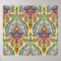 Turkish decorative seamless pattern. Islam Vintage