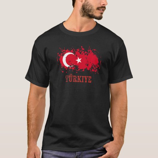 Turkish enthusiasts for Türkiye and Turkey   T-shirt (Voorkant)