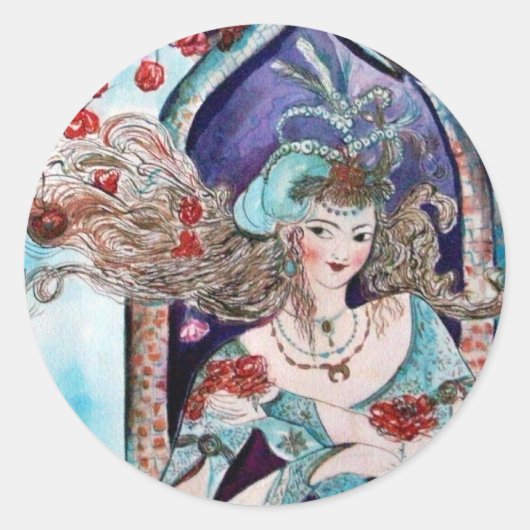 TURKISH FAIRY TAIL RONDE STICKER (Voorkant)