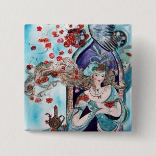 TURKISH FAIRY TAIL VIERKANTE BUTTON 5,1 CM