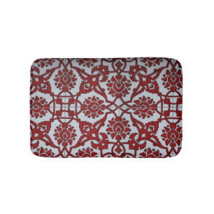 Turkish Red Keramische Bloem Badmat