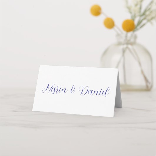 Turkish Royal Theme Wedding Place Card (Voorkant)