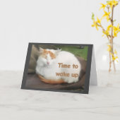 TURKISH VAN DIT **FÉLICITATIONS** À VOTRE CARTE (Fleur jaune)