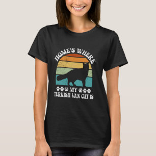Turkish Van HOME IS WAAR MIJN TURKSE BUSJE IS T-shirt