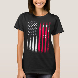 Turkiye American Patriot Grown Land USA Flags S. T-shirt