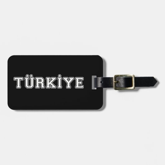 Türkiye Bagagelabel (Voorkant horizontaal)