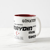 Turkiye Bardak Tweekleurige Koffiemok (Voorkant rechts)