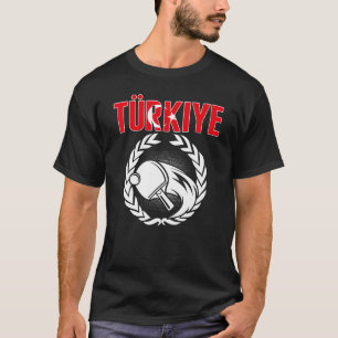 Turkiye Tafeltennis  Turkije Ping Pong Team Onders T-shirt