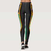 Turkmenistaanse vlag leggings (Achterkant)