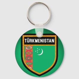 Turkmenistaanse vlag sleutelhanger