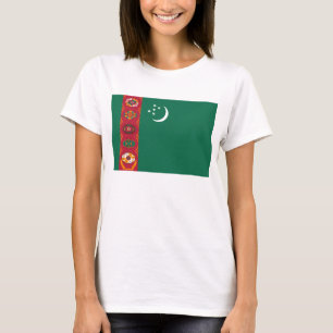 Turkmenistan Flag x Map T-Shirt