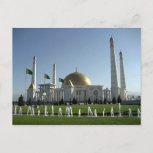 Turkmenistan - Turkmenbashi Ruhy-moskee Briefkaart