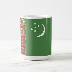 Turkmenistan vlag koffiemok