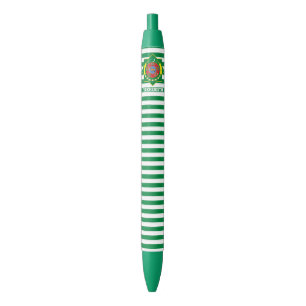 Turkmenistan Vlag Schattige Patriottische Zwarte I Inkt Pen