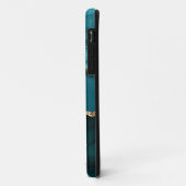 Turkoois Aqua Blauw Groen Agat Geode Gouden Monogr Case-Mate iPhone Case (Achterkant/links)