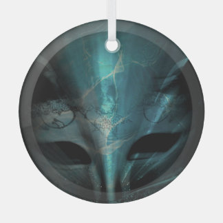 Turkoois Blauw Abstract Kunst Ornament