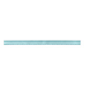 Turkoois blauw geometrisch streeppatroon lint (Voorkant)