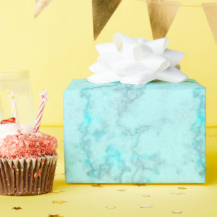 Turkoois marmer cadeaupapier